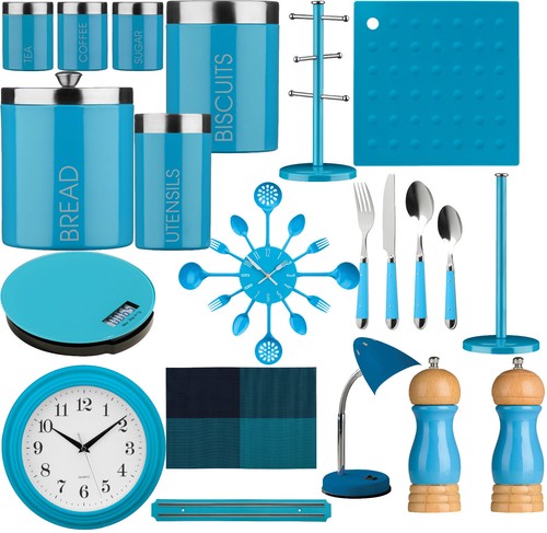 Blue kitchen storage tea - kitchen,