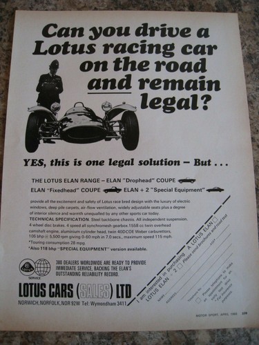 Lotus racing car - lotus, legal