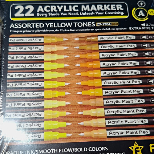 Acrylic paint marker - 22, pen