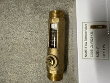 Heat Pump Flow Balancing Valve