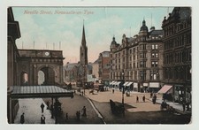 1912 Colour Postcard, Trams