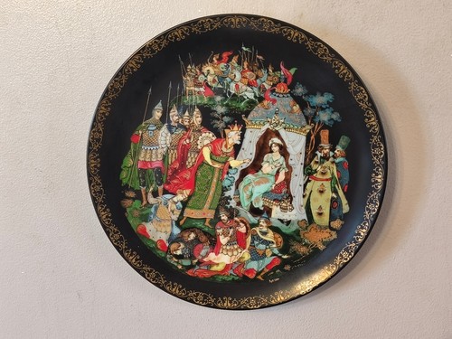 Vintage ceramic plate legends - ceramic,