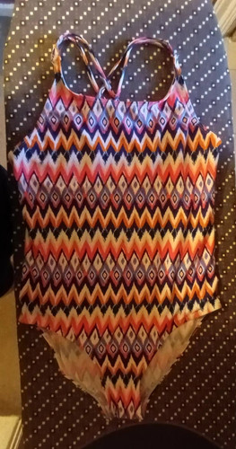 Girls vibrant orange white - vibrant,