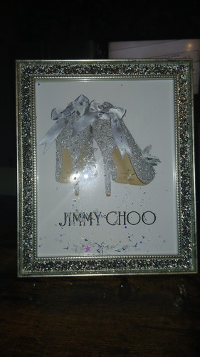 Glitter floating silver shoes - glitter,