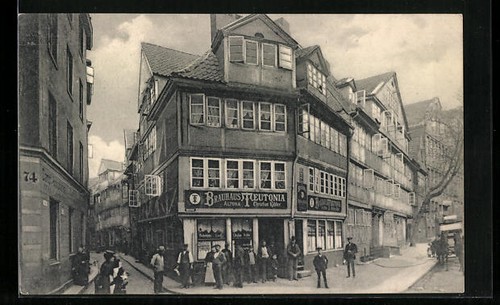 Hamburg gasthaus ballhaus - ak,