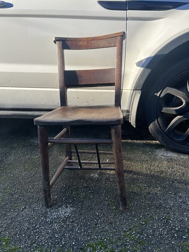 Antique church chapel chair - church,