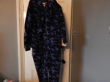 Next onesie (not. gerber) 14yrs unisex blue camouflage NWOT