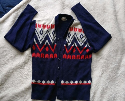 Vtg nordiac pattern bold - ,