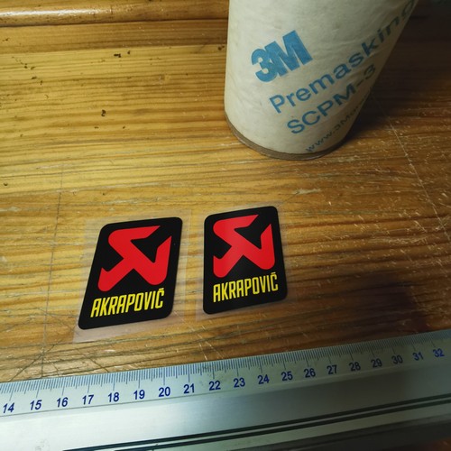 Akrapovic small logos decal - akrapovic,