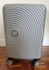 Grey Hard Small 10Kg Suitcase