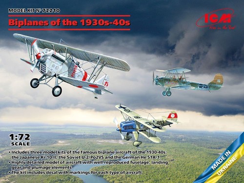 Icm biplanes the 1930s - 1/72, of