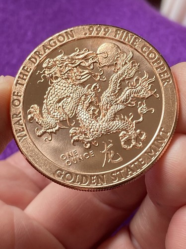 1oz copper round lunar year - 1oz,