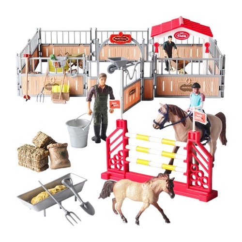 Horse playset toy realistic - horse,