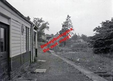 B&W Train / Railway  (6x4cm) Negative  (3/11-22) Alford Turntable & Shed 9th Aug