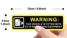 2 x WARNING THIS VEHICLE IS