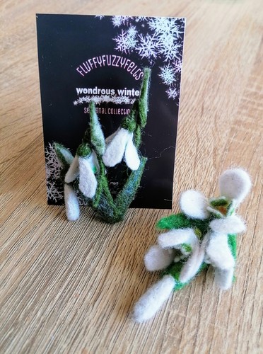 Handmade needle felted - needle,