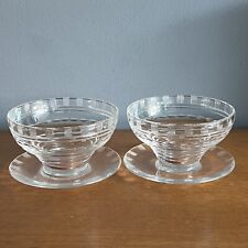 Pair Of Vintage Stuart Crystal
