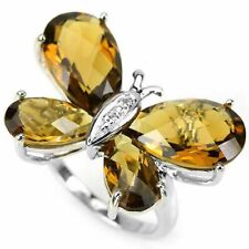 Sterling Silver Ring Topaz