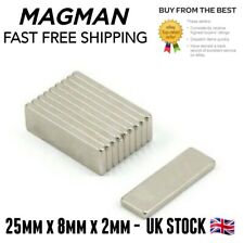 Super Strong Magnets 25x8x2 mm