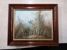 Pheasant oil on canvas painting