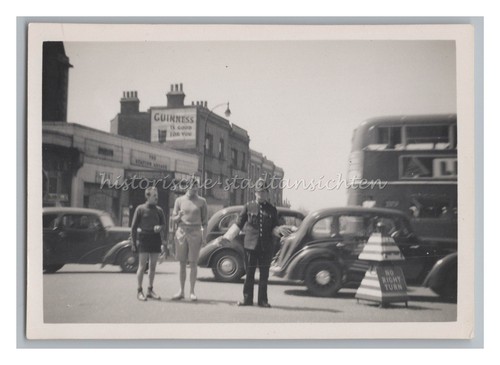 London 1950 traffic - london,