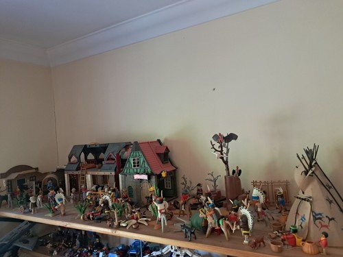 Large playmobil western - western, /