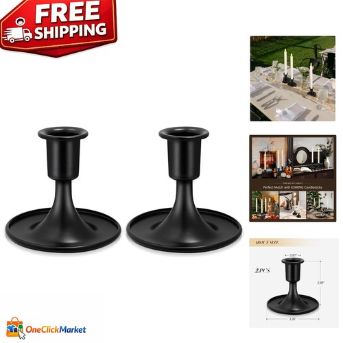 Stylish short black candle - stylish,