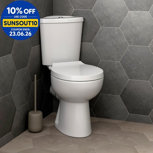 Bathroom close coupled corner - coupled,