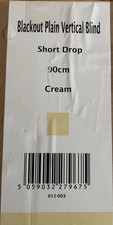 Blackout Vertical Blind Cream