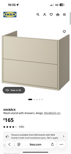 Ikea havback beige bathroom - ikea,