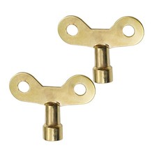 2 X SOLID BRASS RADIATOR BLEED