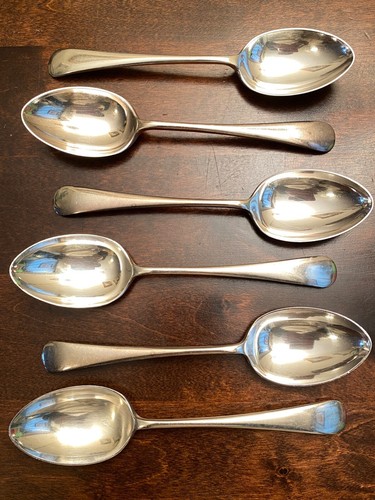 Spoons six silver - silver, plated