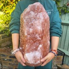 XL Giant Himalayan Crystal Salt Lamp Natural Healing Lamp Calming Light UK Shop