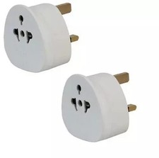 UK Travel Plug Adapter US AU to UK 3 Pin Converter Small Compact Travel Adaptor