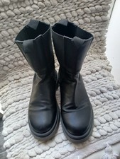 ZARA BLACK PLATFORM ANKLE