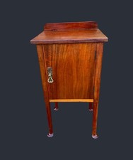 Antique mahogany / oak bedside