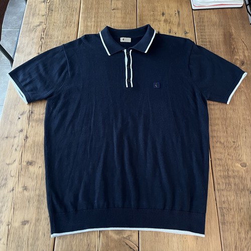 Gabicci mens navy blue knit - gabicci,
