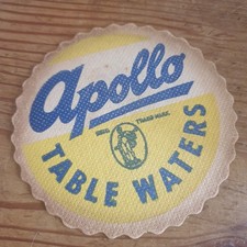 Vintage Beer Mat  Apollo Table Waters