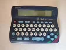 SEIKO ER3500 OXFORD ENGLISHSPELLCHECKER THESAURUS CROSSWORD SOLVER - Faulty