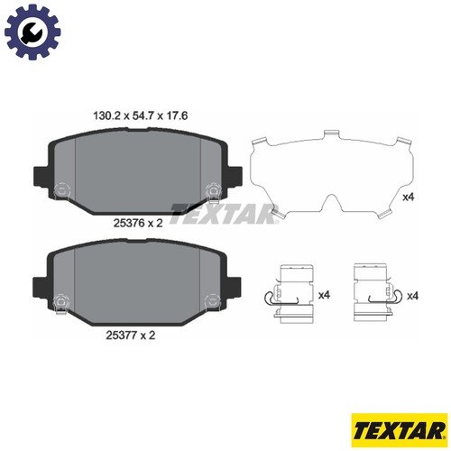 Brake pad set disc - brake,