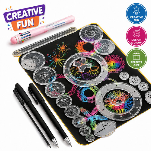 Spirograph deluxe drawing set - deluxe,