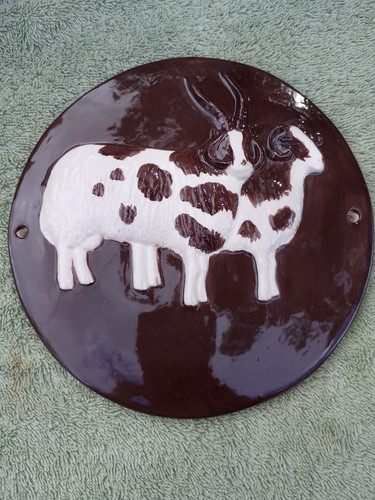 Jacob sheep pottery wall - sheep,