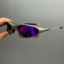 Oakley penny & Juliet X-Mental Sunglasses Purple Lenses/Silver Frames