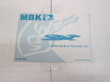 MBK EW50 STUNT SCOOTER OWNERS MANUAL 5JH-F819U-E0