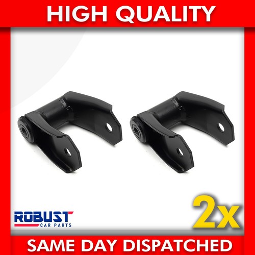 Rear leaf spring shackle - 2x,