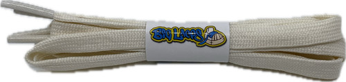 Flat cream shoe laces - shoe,