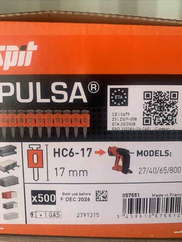 Spit pulsa nails hc6 17mm - nails, 500