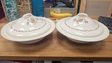 Pair of Vintage Royal Doulton 'Woodland' Serving Bowls D.6338