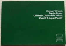 LEYLAND SUPER G CAB Commercial Sales Brochure 1980s #2129 TERRIER Boxer REIVER