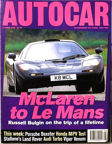 Autocar magazine jun - magazine, 21-jun-95